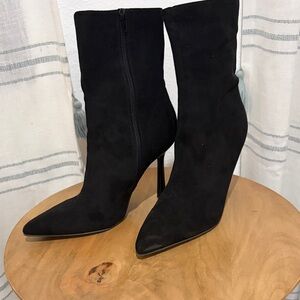 Forever 21 Black Suede High Heels